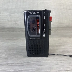 Sony M-747V Micro Cassette Recorder Handheld  - Picture 1 of 8