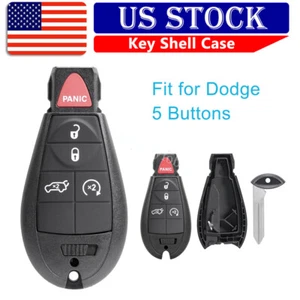 Remote Key Shell Fob Case for 2008 2009 2010 2011 2012 2013 Jeep Grand Cherokee - Picture 1 of 9