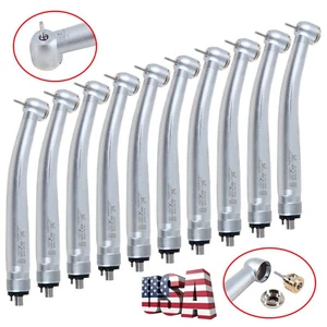10* Pieza de mano de turbina dental de alta velocidad estilo NSK pulsador 4 orificios YBB-M4 CN - Imagen 1 de 12