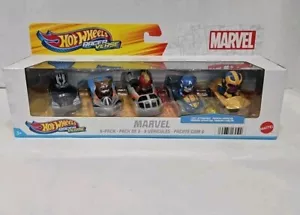 Marvel x Hot Wheels Racer Versee 5 Pack Vehicles - Picture 1 of 3