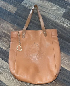 Bolso de Mano Lauren Ralph Lauren en Cuero Natural Suave con Cresta en Relieve - Imagen 1 de 24