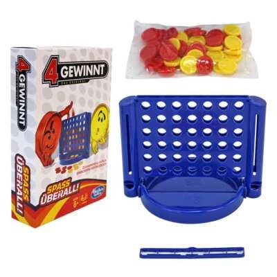 4 Gewinnt Spiel hasbro - ca. ca. 16 x 23,5 cm 2 Spieler Gesellschaftsspiel - Bild 1 von 4