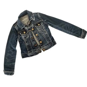 Gap Kids 1969 DENIM JACKET Small 4 Coat Boys or Girls Blue Pockets Children's - Picture 1 of 6