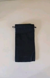 Chanel Black Linen soft cloth case Eyeglasses Sunglasses Drawstring - Picture 1 of 4