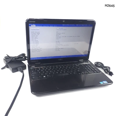 Dell Inspiron N5110 15.6" Laptop i3-2350M 4GB 500GB HDD Boot/BIOS No OS H2645 - Image 1 of 4