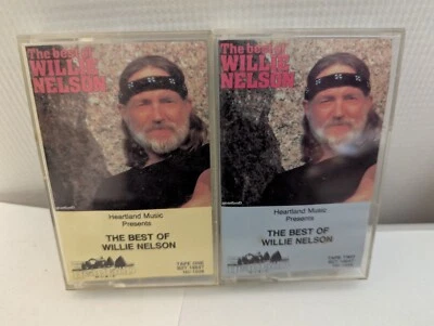 The Best of Willie Nelson (Heartland Music Cassette Tapes 1and 2 Tested Working - Image 1 of 2