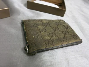 Authentic Gucci classic GG logo leather bifold wallet - Picture 1 of 11