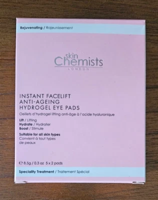 Skin Chemists Instant  Facelift  Hydrogel Under Eye Pads 5 x 2 Pads - Image 1 of 2