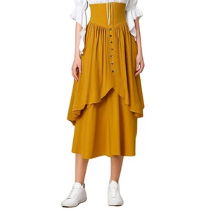 Medieval Women Victoria Renaissance Gothic Skirt Witch Costume Fancy Dress Cos - Picture 1 of 13