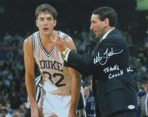 Christian Laettner Duke Signed/Inscribed 16x20 w/ Coach K  Photo PSA/DNA 167272 - Bild 1 von 3