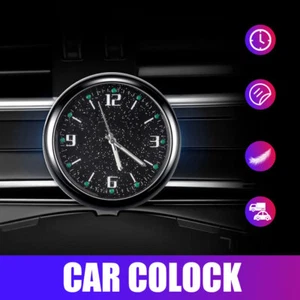 1x Diamond Luminous Quartz Watch Stick-On Car Clock Car Interior Accessories - Foto 1 di 7
