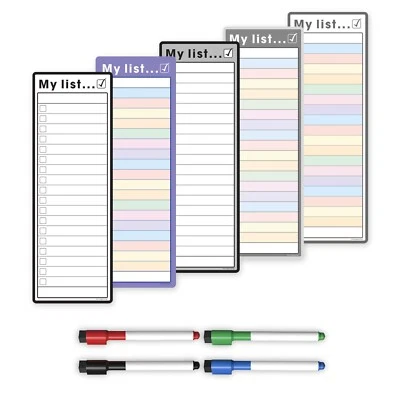 Magnetic to Do List and Weekly Planner - Organiser, Memo Board, 4 Dry Erase Pens - Image 1 of 4