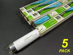 5 x 10W T8 Fluorescent Light Tubes Lamps 4000K Cool White 10W/33 - Luxmaster - Picture 1 of 2