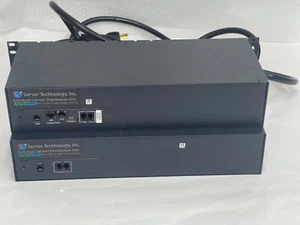 Lot of 2 Servertech Switched:1 x CWG-16H2C454 MASTER & 1 x 16H2C454/TH Expansion - Picture 1 of 6