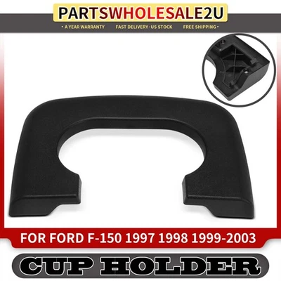 Almohadilla de reposabrazos para consola delantera negra para Ford F-150 1997-2002 2003 Foto 1 de 4