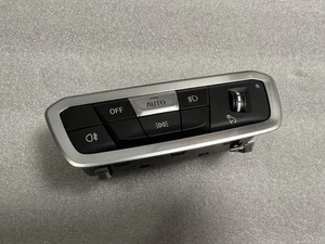 BMW G05 G06 G07 G09 HEADLIGHT LIGHT CONTROL ELEMENT SWITCH PANEL 5A32841 #263 - Foto 1 di 3