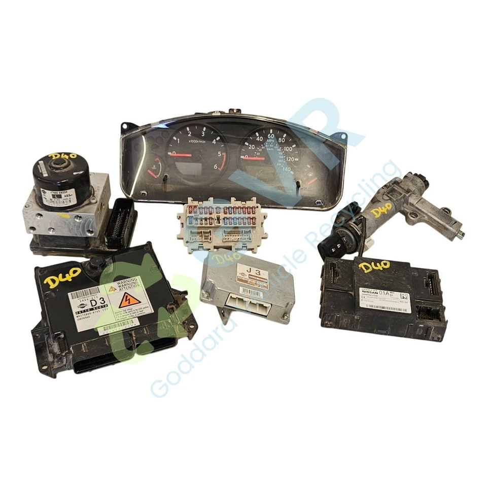 NISSAN NAVARA MK2 (D40) D40 2005-2009 Engine ECU Kit 2.5l Diesel 23710EC07D - Image 1 of 4