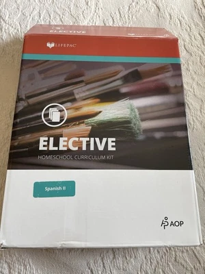LIFEPAC Spanish II (2) Elective Complete Curriculum 10 workbooks 1 teacher 6 CDs - Image 1 of 4