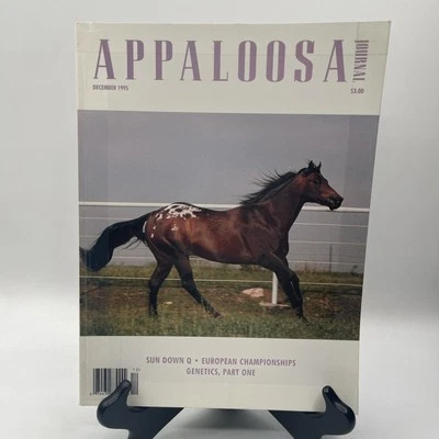 Appaloosa Journal Magazine December 1995 / Sun Down Q Cover - Image 1 of 4