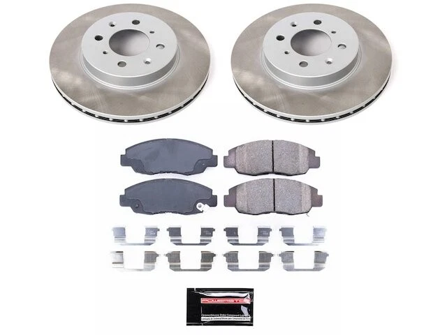 Kit de pastillas de freno delanteras y rotor para Honda Insight 2010-2014 2011 2012 2013 VK982CK Foto 1 de 1