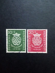 ALEMANIA MI-NR. 121-122 SELLADO (USADO) 200 TODESTAG DE J. SEBASTIAN BACH - Imagen 1 de 3