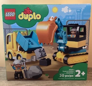 LEGO DUPLO #10931 - LKW & Kettenbagger Bauset Alter 2+ 20 Teile NEU - Bild 1 von 5