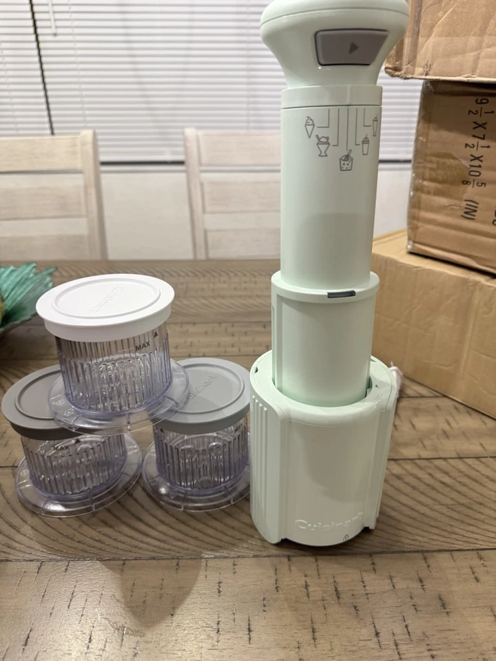 Cuisinart 紫色快冻冰淇淋冷冻护理机,绿色 — 第 1/4 张图片