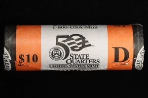 2004-D Wisconsin Statehood Quarters Bank Roll Uncirculated 25C - Picture 1 of 3