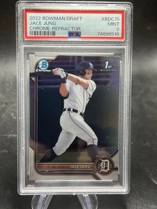2022 Bowman Draft Chrome-Refractor #BDC15 Jace Jung PSA 9 - Bild 1 von 1