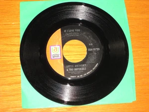 SOUL 45 RPM - LITTLE ANTHONY & THE IMPERIALS - UA 50720 - "IF I LOVE YOU" - Picture 1 of 2