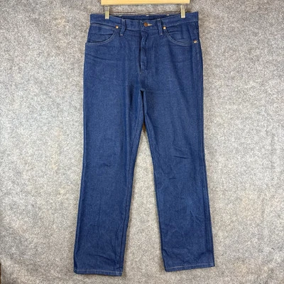 Jeans Wrangler Masculino 34x31 Azul 936DEN Slim Fit Corte Cowboy Rodeio Ocidental - Imagem 1 de 4