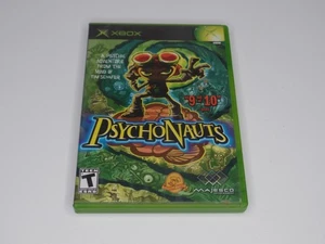 Xbox Psychonauts (Microsoft Xbox, 2005) komplett in Box CIB Videospiel Handbuch - Bild 1 von 6
