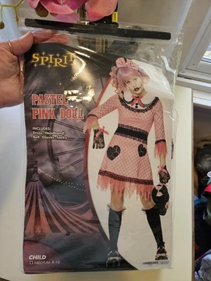 Disfraz Muñeca Rosa Pastel Conjunto Talla M 8-10 Foto 1 de 2