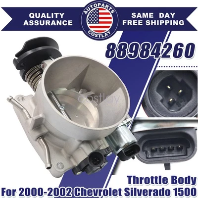 Corpo do acelerador 88984260 Chevrolet Silverado 1500 GMC Sierra 2500 2000-2002 - Imagem 1 de 4