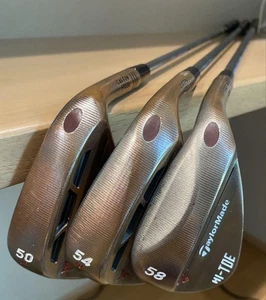 TaylorMade Hi-Toe Wedge Set 50° 54° 58° DG S200 Steel Shafts Used - Picture 1 of 12