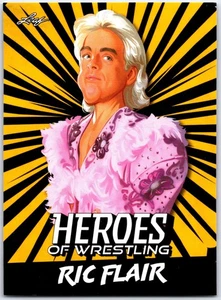 Leaf Heroes of Wrestling #B-7 Ric Flair Gold 2023 - Imagen 1 de 2