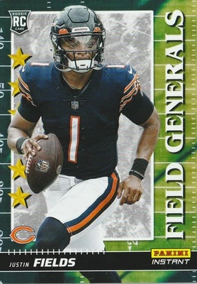 2021 Panini Instant Football Field Generals NFL   / 2088  Justin Fields Rookie - Image 1 of 2