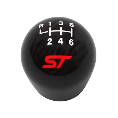 Ford Racing  M-7213-FSTCF Focus ST Black Carbon Fiber Shift Knob 6 Speed Foto 1 de 4
