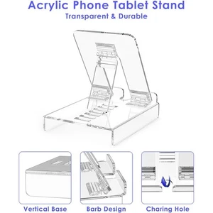 Supporto Per Laptop Da Tavolo Regolabile In Altezza E Angolazione Per Cucina, - Afbeelding 1 van 7