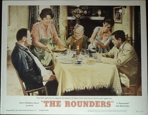 The Rounders Lot of Two Lobby Cards 1965 Glenn Ford, Henry Fonda! - Bild 1 von 2
