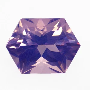 4.22 Ct Shocking Fancy (12 x 9 mm) 100% Natural Lavender Amethyst From Bolivia - Picture 1 of 7