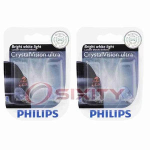 2 pc Philips Front Side Marker Light Bulbs for Dodge Attitude Charger zm - Picture 1 of 5