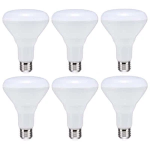 SATCO 8.5W - BR30 LED - 4000K - 80 CRI - Medium Base - 120Vs - Dimmable - 6PK - Picture 1 of 7
