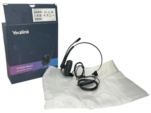 Open Box Yealink Lite mono analogowy przewodowy zestaw słuchawkowy YHS34 Biuro Wirtualne spotkanie - Zdjęcie 1 z 13