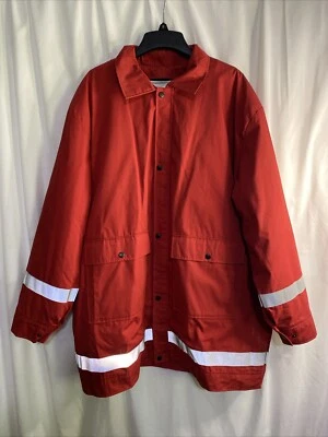 CHAQUETA REFLECTANTE ROJA SEGURIDAD PÚBLICA HOMBRE POLAR DORADO SPIEWAK TALLA XXL Foto 1 de 4
