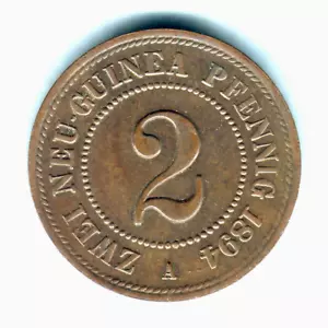 German New Guinea. 1894-A 2 Pfennig.. EF - Imagen 1 de 2