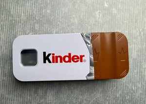 KINDER CHOCOLATE metal tin PENCIL CASE - Picture 1 of 20