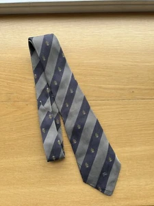 Vintage Burberry Krawatte Vintage 100% Seide Silk Tie Made In England - Bild 1 von 2