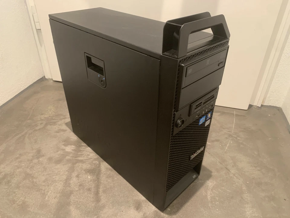 Lenovo PC Thinkstation S30 Xeon 1603 E5 16GB RAM 120GB SSD 500GB HDD Quadro 600 - Imagen 1 de 4