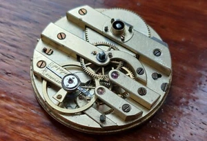 Antique Key Wind Pocket Watch Movement 1900 - [40mm] - Picture 1 of 9
